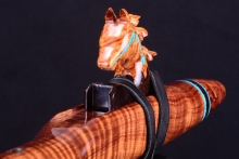 Tasmanian Blackwood Native American Flute, Minor, Mid G-4, #H40E